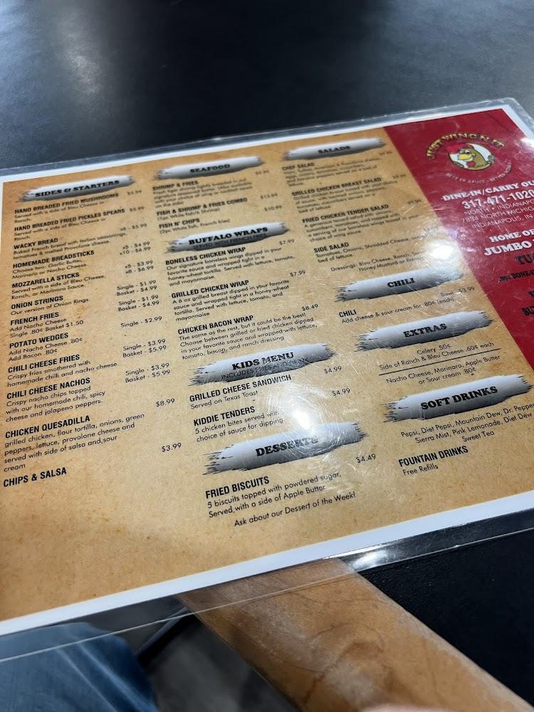 Just Wing'n it Menu image 4